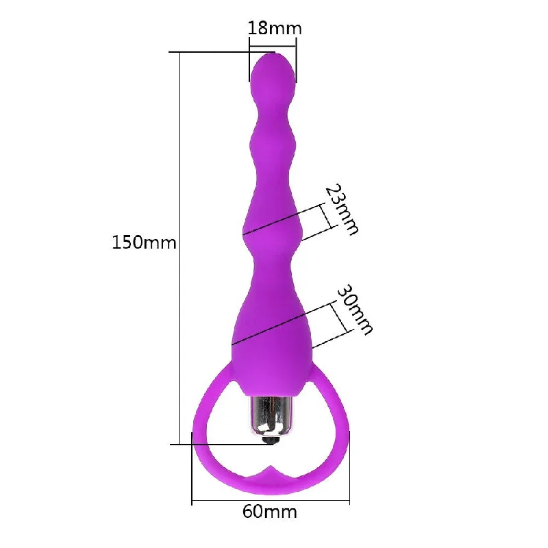 6-multi-colored-silicone-vibrating-beaded-butt-plug