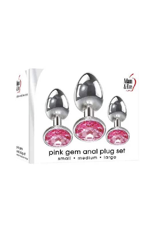 adam-eve-pink-gem-anal-plug-set