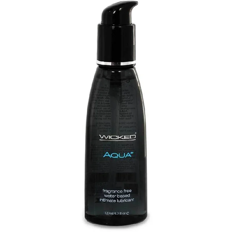 Aqua Water Based Sex Lubricant by Wicked Sensual Care 4 oz