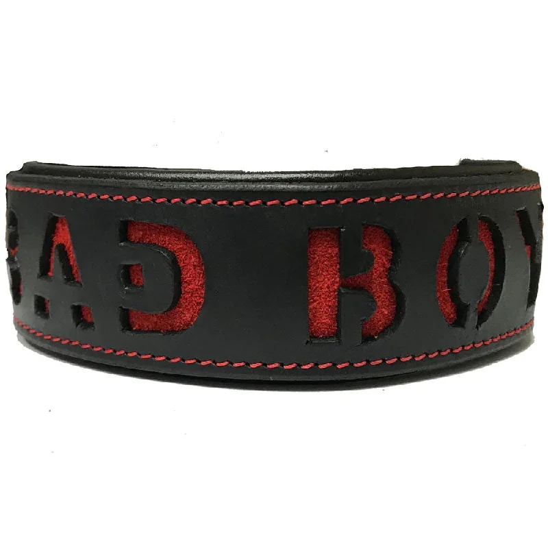 Bad Boy Cut Out Leather Collar