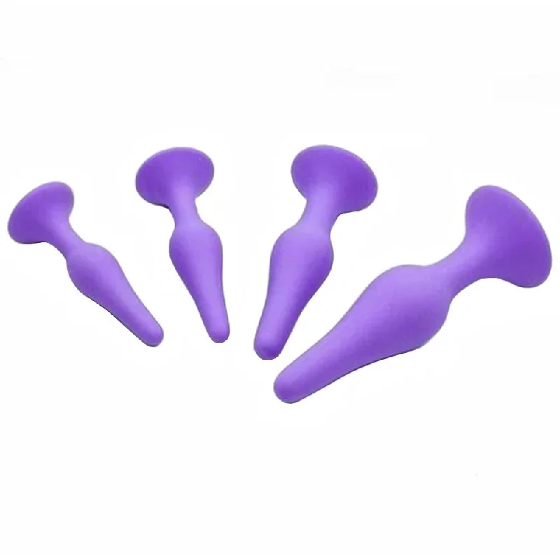 beginner-purple-silicone-plug-beginner-training-set-4-plugs