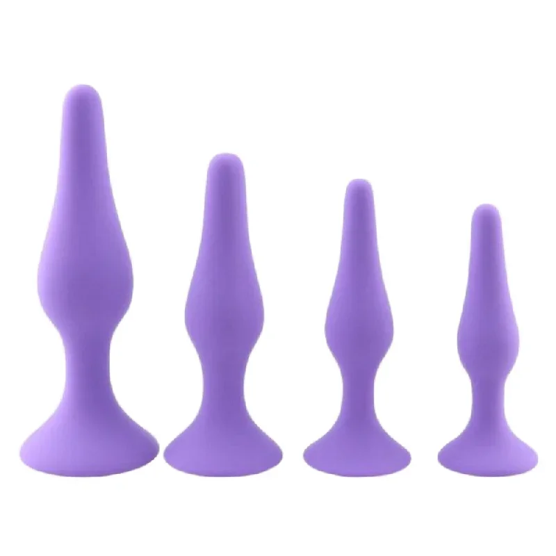 beginner-purple-silicone-plug-beginner-training-set-4-plugs