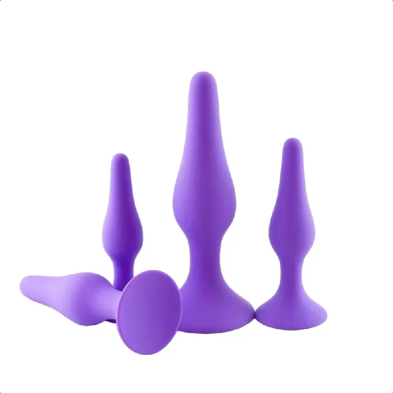 beginner-purple-silicone-plug-beginner-training-set-4-plugs