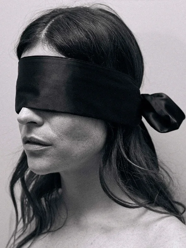 Black Silk Blindfold