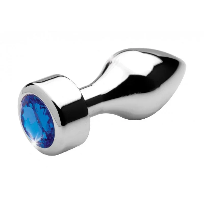 Blue Gem Weighted Anal Plug