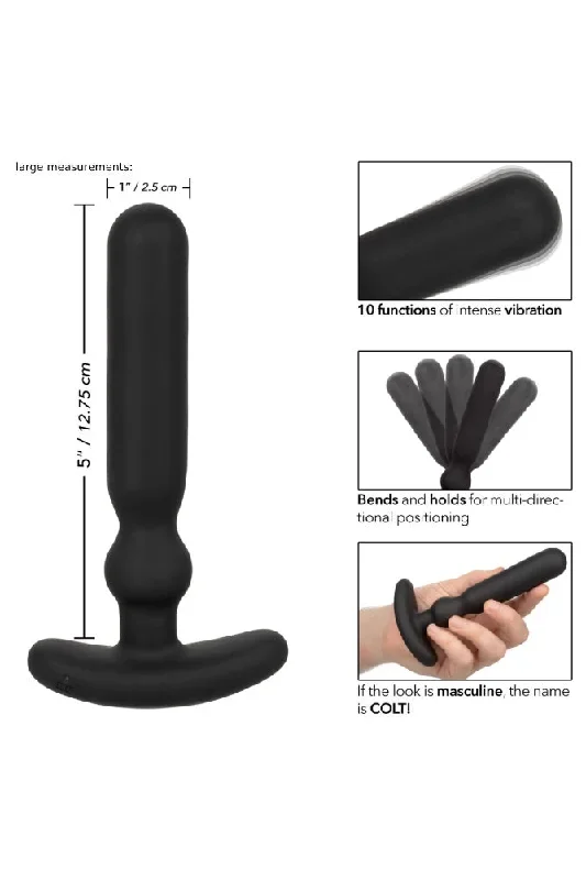 cal-exotics-colt-rechargeable-anal-t-vibrating-butt-plug-black-various-sizes