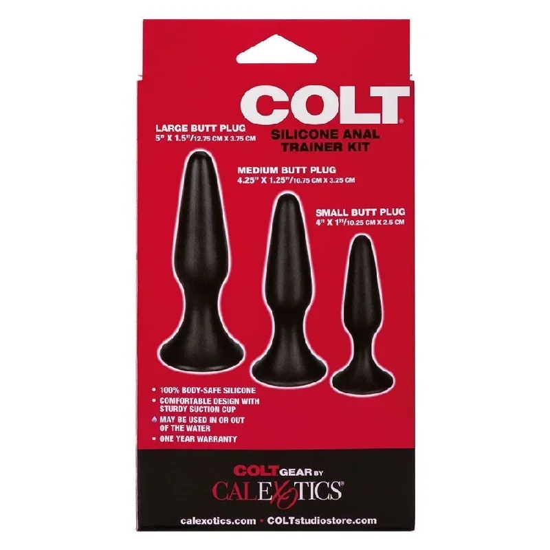 cal-exotics-colt-silicone-anal-trainer-butt-plug-kit