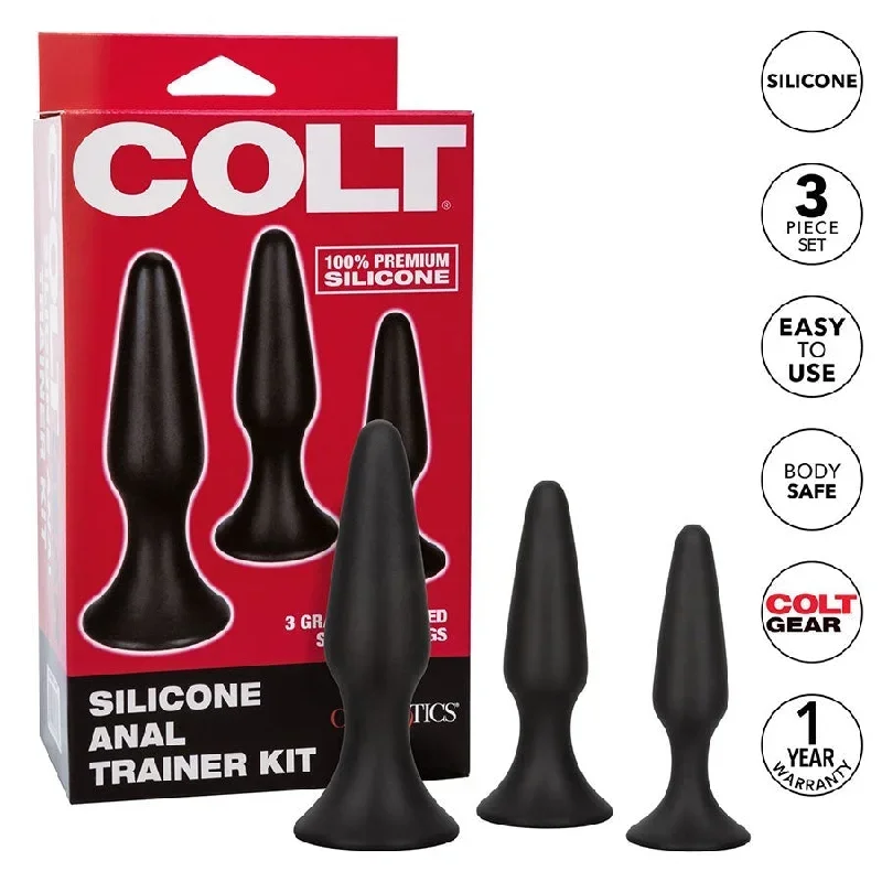 cal-exotics-colt-silicone-anal-trainer-butt-plug-kit