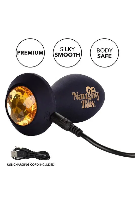 cal-exotics-naughty-bits-shake-your-ass-petite-vibrating-butt-plug