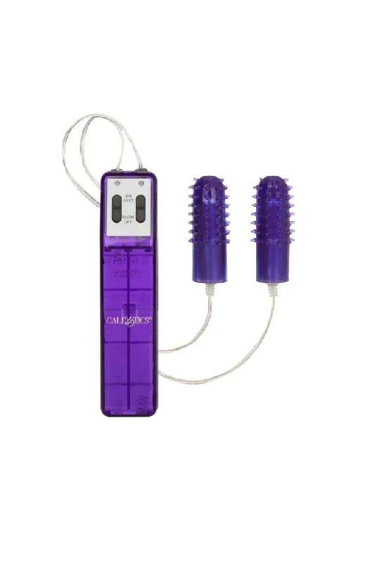 Cal Exotics - Pocket Exotics - Turbo 8 Accelerator Double Bullet Vibrator - Purple