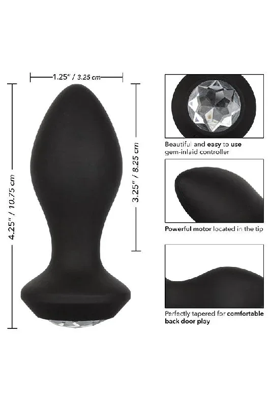 cal-exotics-power-gem-vibrating-crystal-butt-plug-black