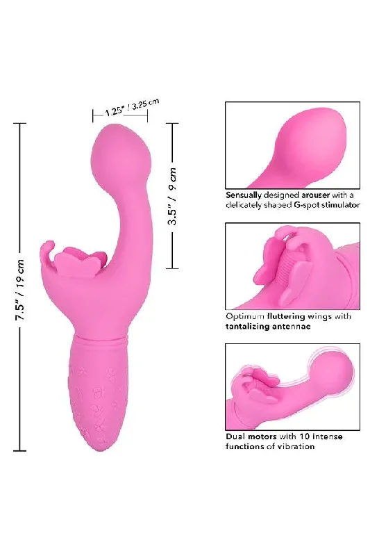 cal-exotics-rechargeable-butterfly-kiss-vibrator-pink