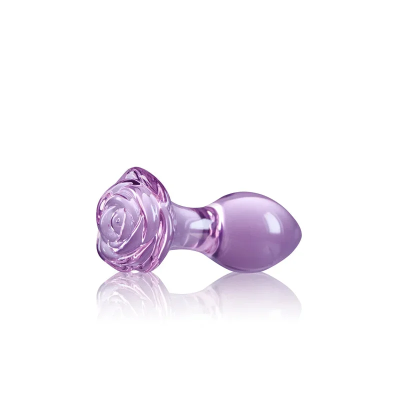 crystal-glass-rose-plug