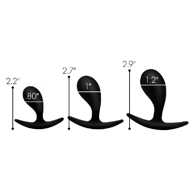 dark-droplets-3-piece-curved-silicone-anal-trainer-set