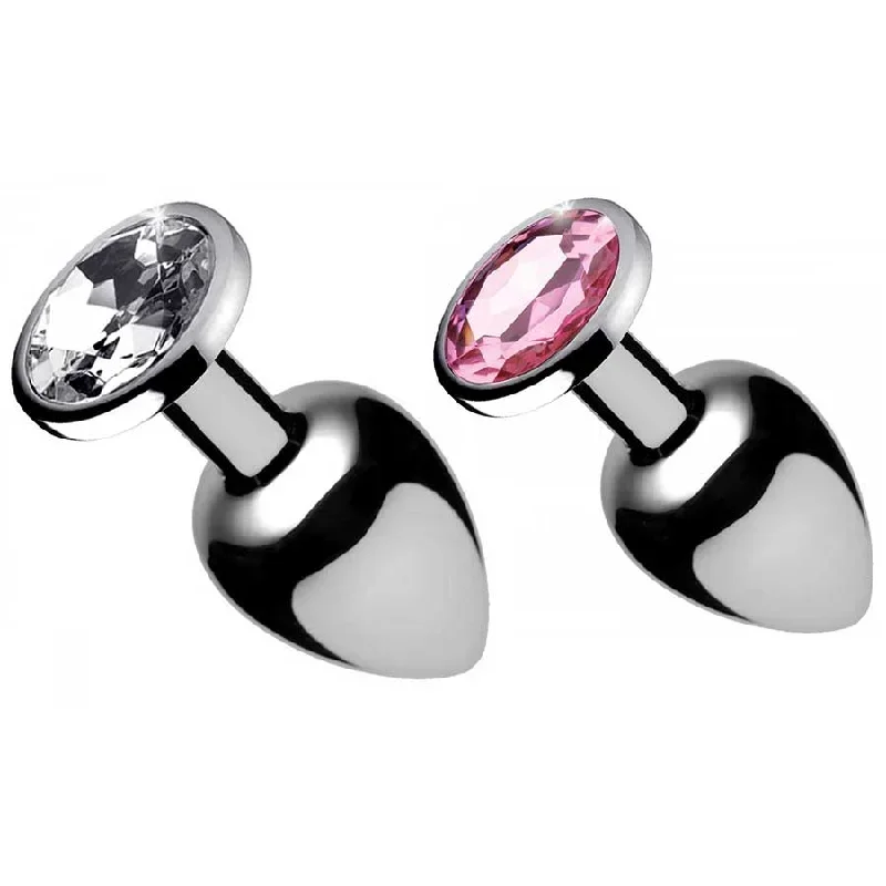 Diamond Jewel Butt Plug | Colored Metal Anal Toy with Gems