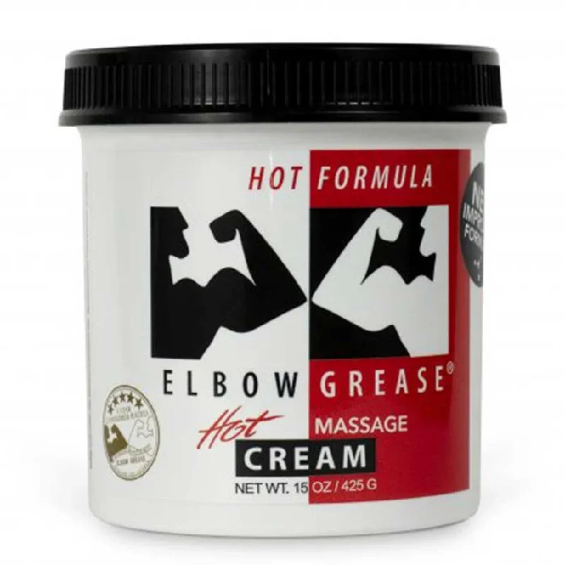 Elbow Grease Hot Cream Lube | Warming Oil Lubricant for Men