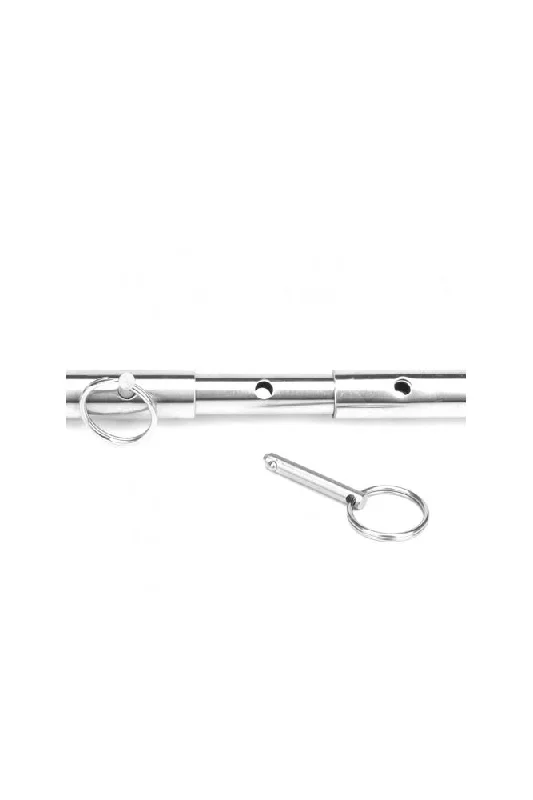 electric-eel-lux-fetish-expandable-spreader-bar-with-detachable-leatherette-cuffs-silver-black