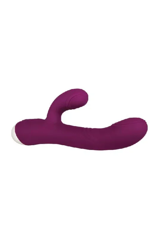 evolved-double-tap-thumping-dual-vibrator-burgundy