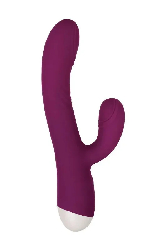 evolved-double-tap-thumping-dual-vibrator-burgundy