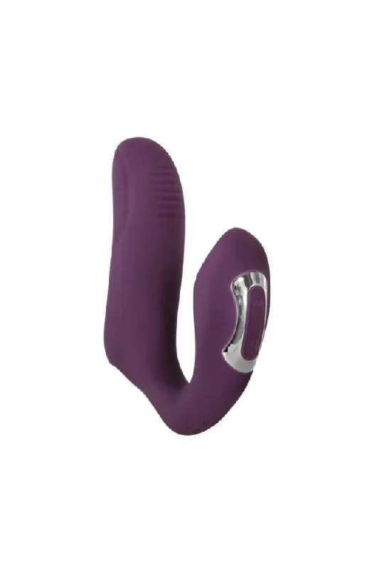 Evolved - Helping Hand - Dual Stimulation Finger Vibrator - Purple