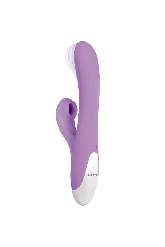 Evolved - Super Sucker Dual Vibrator - Purple