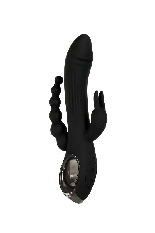 Evolved - Trifecta Triple Vibrator - Black