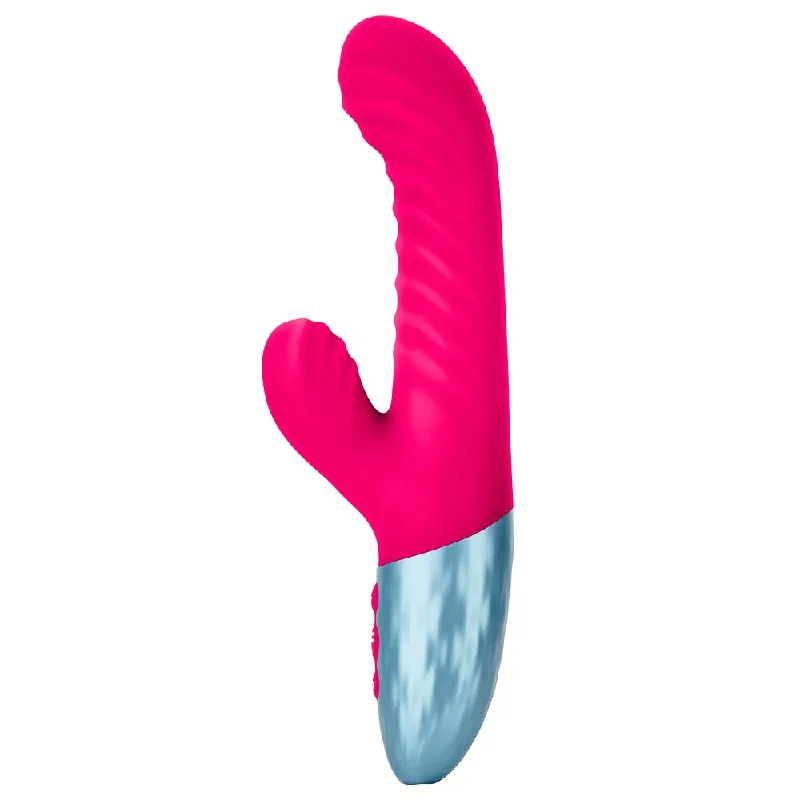 femmefunn-delola-ribbed-rabbit-vibrator