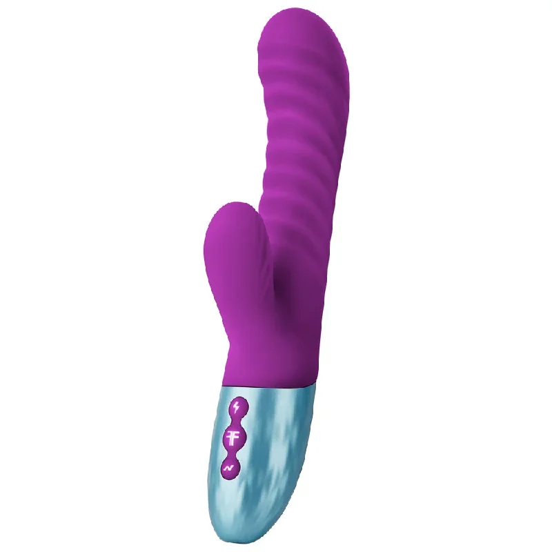 femmefunn-delola-ribbed-rabbit-vibrator