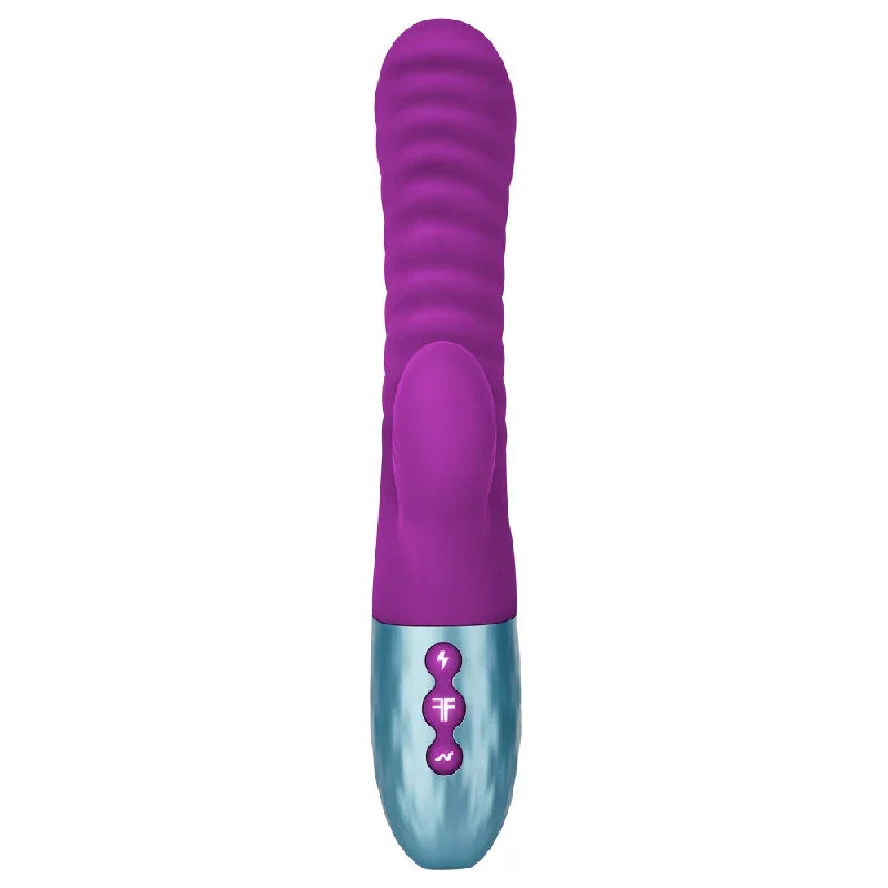 femmefunn-delola-ribbed-rabbit-vibrator