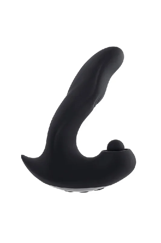 Gender X - Mad Tapper Double Tapping & Vibrating Prostate Massager - Black