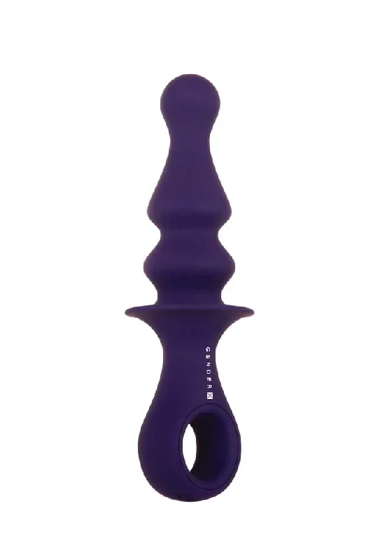 Gender X - Ring Pop Vibrating Butt Plug - Purple