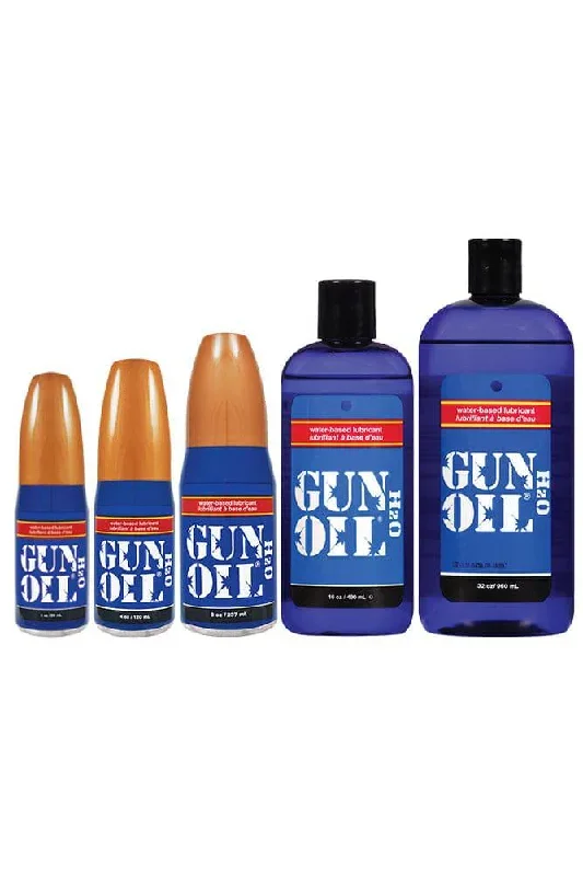 Gun Oil - H2O Water Based Lube - Varying Sizes