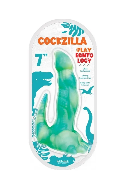 hott-products-playeontology-cockzilla-7-dildo-green