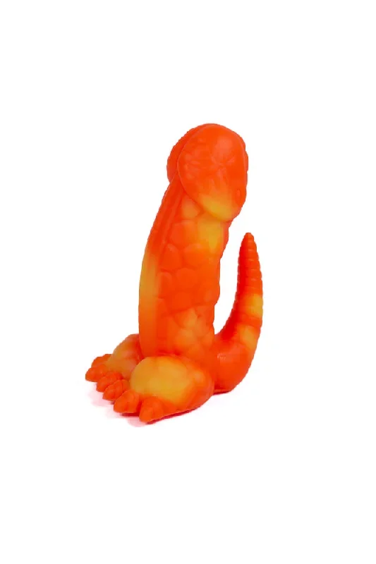 Hott Products - Playeontology - Dino Dick 6"" Dildo - Orange