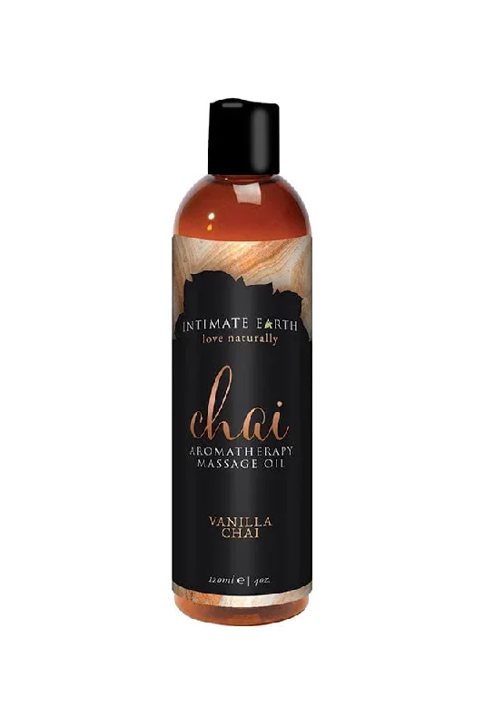 Intimate Earth - Aromatherapy Massage Oil - Chai - Vanilla Chai - 4oz