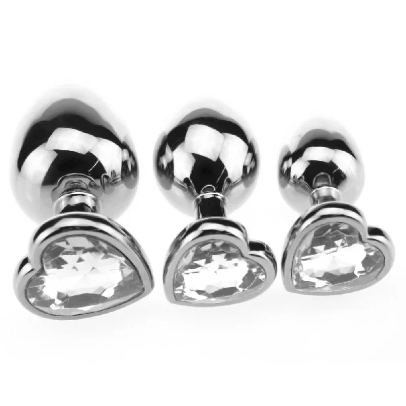 jeweled-heart-shaped-metal-princess-plug-beginner-set-3-colors