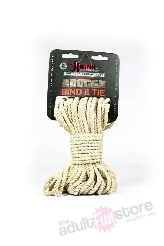 Kink By Doc Johnson - Bind & Tie - Hemp Bondage Rope - 50ft