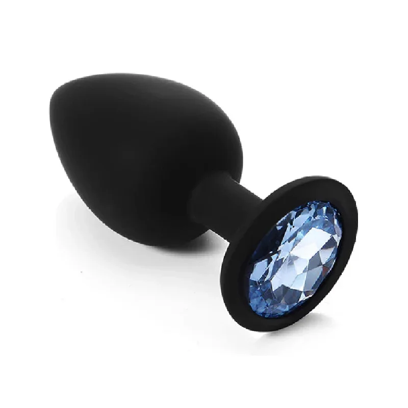 light-blue-jeweled-black-silicone-princess-plugs-3-piece-set