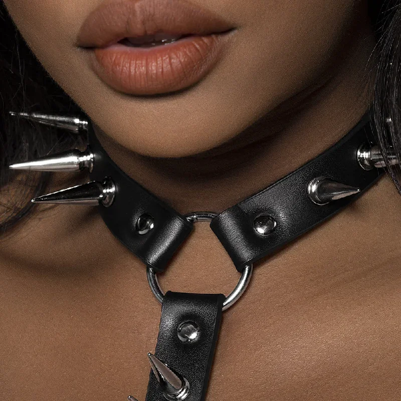 male-power-aurelia-spiked-leather-collar-chest-harness