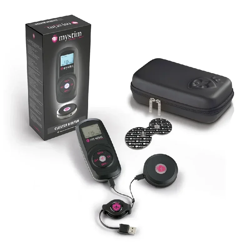 Mystim Cluster Buster Wireless Remote Control E-Stim Set