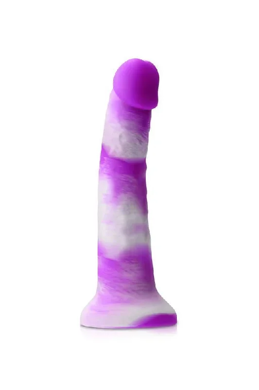 NS Novelties - Colours - 8 Inch Pleasures Yum Yum Dildo - Purple