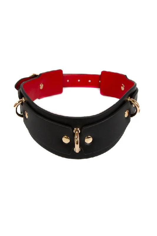 NS Novelties - Fetish & Fashion - Lilith Collar - Black/Gold