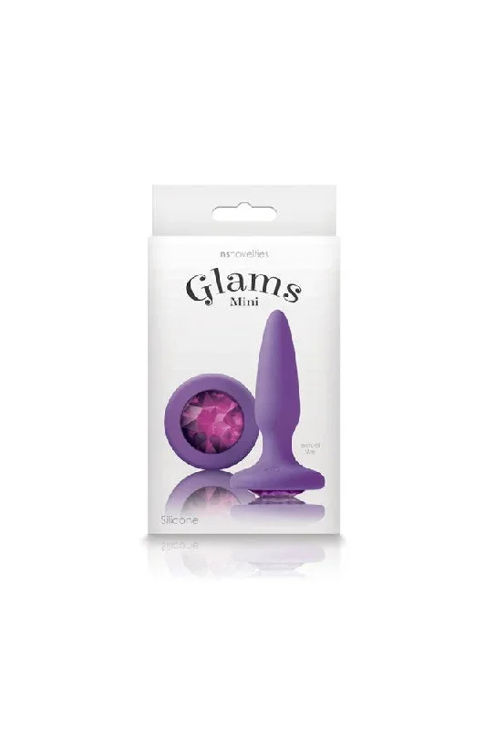 ns-novelties-glams-mini-gem-butt-plug-assorted-colours