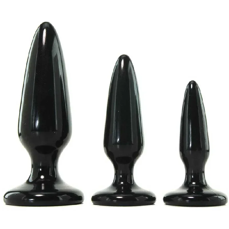 Renegade 3X Anal Trainer Pleasure Plug Kit Black by NS Novelties