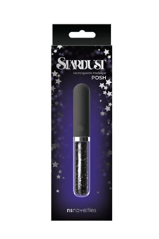 ns-novelties-stardust-posh-crystal-bullet-vibrator-black