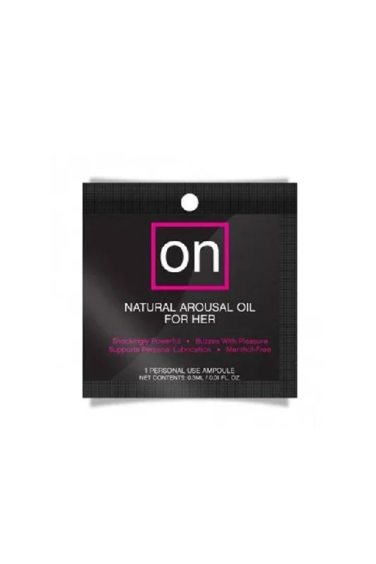 ON by Sensuva - Original Natural Arousal Oil For Her - Single Use Ampoule Packet