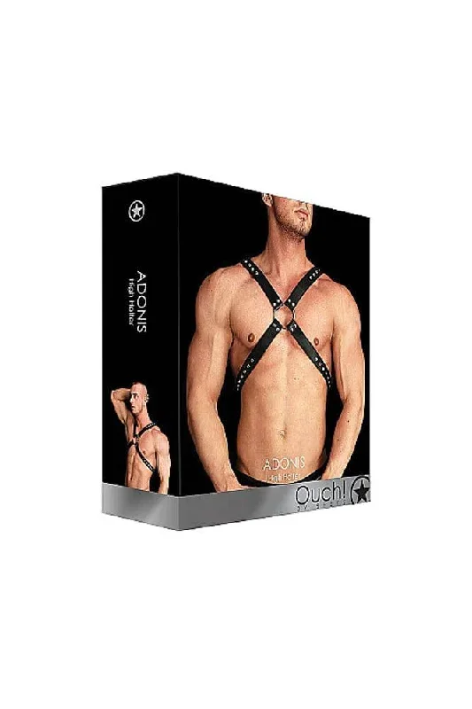 ouch-by-shots-toys-adonis-high-halter-chest-harness-black