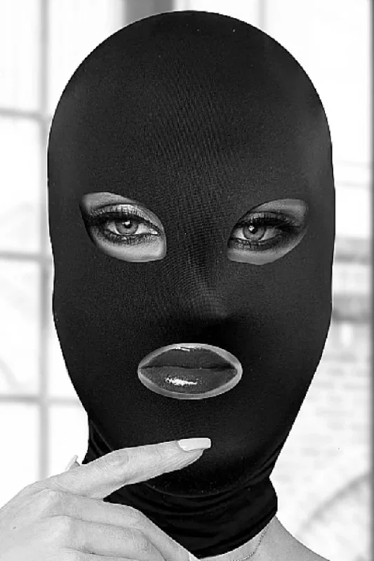 Ouch by Shots Toys - Black & White - Subversion Mask - Black