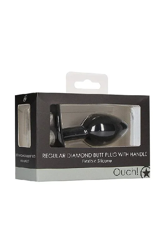 ouch-by-shots-toys-diamond-butt-plug-with-handle-black-assorted