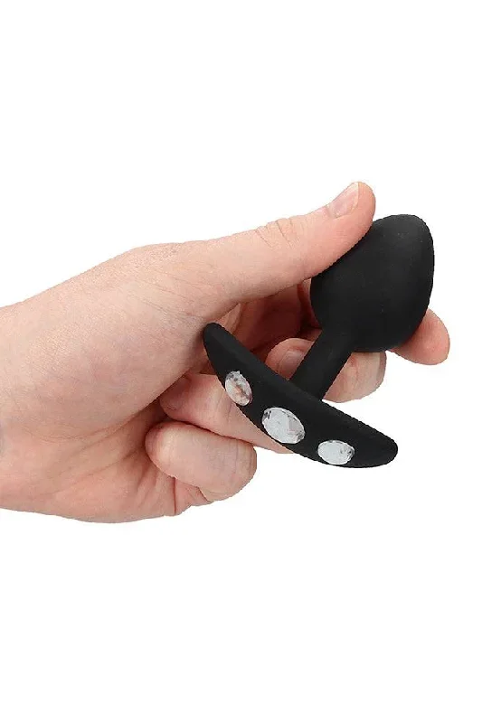 ouch-by-shots-toys-diamond-butt-plug-with-handle-black-assorted